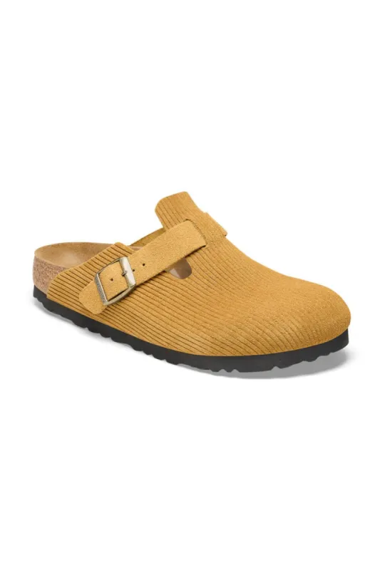 Birkenstock Boston Corduroy Suede Clogs for Women in Brown | 1026183 sold by Glik’s