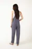Illa Illa Linen Overalls for Women in Charcoal | IM6973-CHARCOAL sold by Glik’s