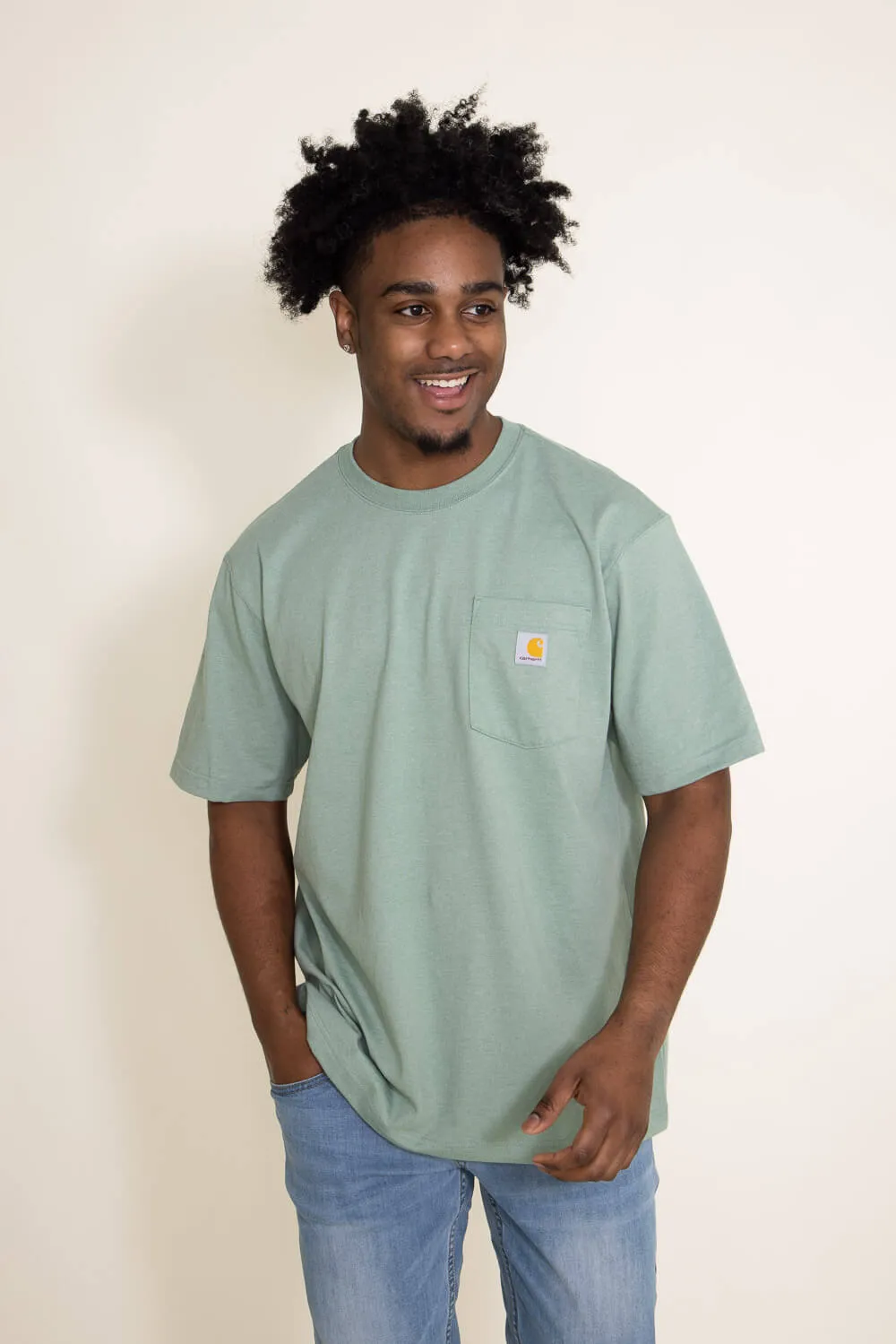 Carhartt Relaxed Heavyweight Dog Graphic T-Shirt for Men in Green | 105716-GA0 sold by Glik’s product image thumbnail 2