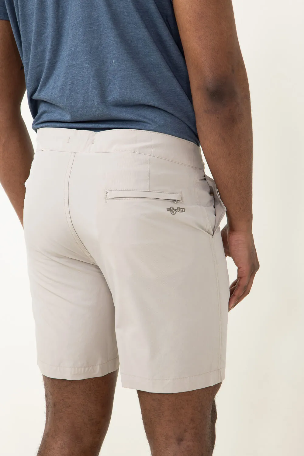 Hybrid 7.5” Shorts for Men in Khaki | MR-401-3-KHAKI sold by Glik’s product image thumbnail 4