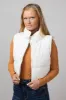 Simply Southern Faux Leather Cropped Puffer Vest for Women in Ivory | PP-0224-VEST-LTHR-IVORY sold by Glik’s