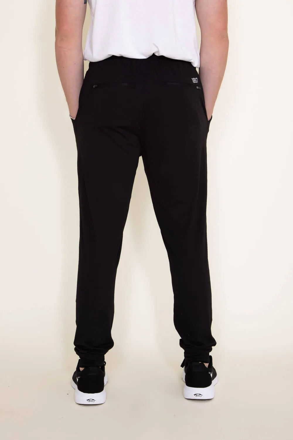 1897 Active Every Day Performance Joggers for Men in Black | MP850-BLACK sold by Glik’s product image thumbnail 3