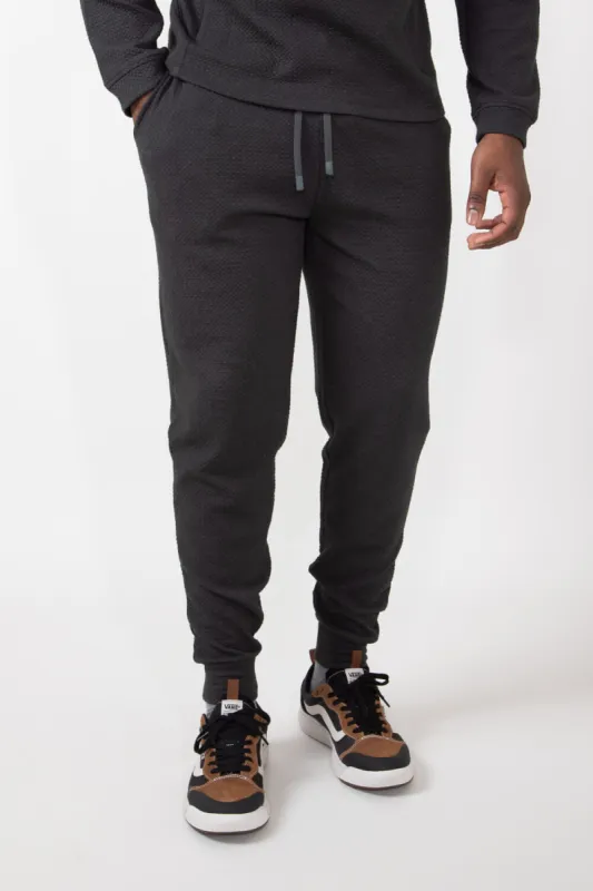 1897 Active Diamond Stretch Joggers for Men in Charcoal | MP922-CHARCOAL sold by Glik’s