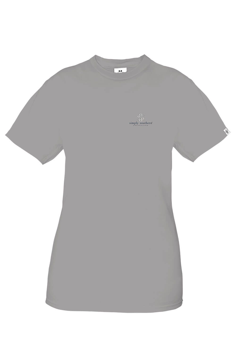 Simply Southern Girl’s Best Friend T-Shirt for Women in Grey | SS-FRIEND-DOVE sold by Glik’s product image thumbnail 2