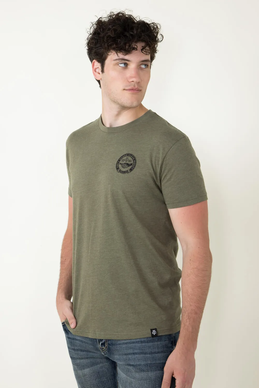 Troll Co Haggler T-Shirt for Men in Military Green | TC0740-MILITARYGRN sold by Glik’s product image thumbnail 3