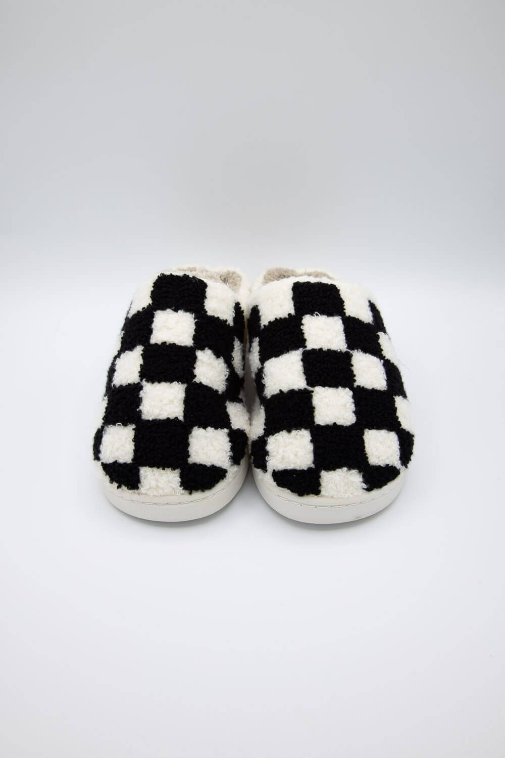 MIA Checker Slippers for Women in Black and White | GS1412401-BLK/WHT CHECKER sold by Glik’s product image thumbnail 2