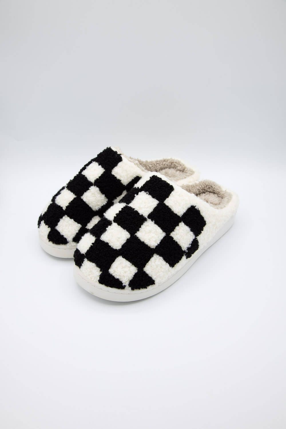 MIA Checker Slippers for Women in Black and White | GS1412401-BLK/WHT CHECKER sold by Glik’s product image thumbnail 3