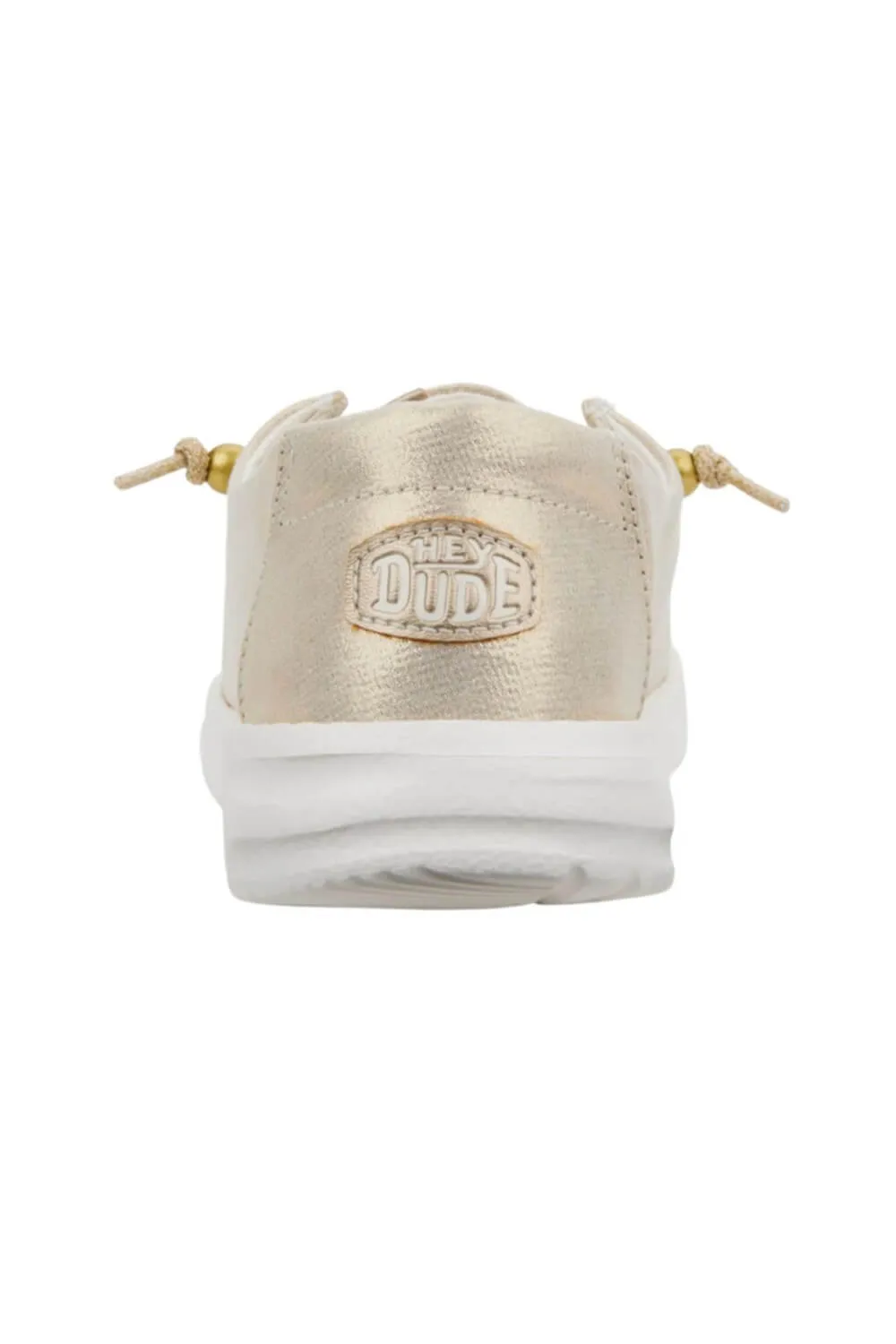 HEYDUDE Women’s Wendy Metallic Shine Shoes in Gold | 40903-710 sold by Glik’s product image thumbnail 5