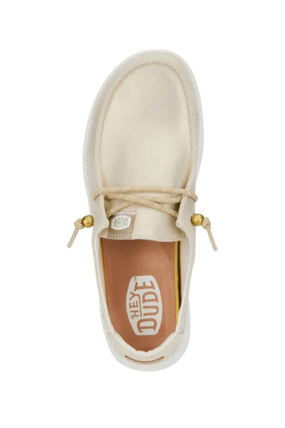 HEYDUDE Women’s Wendy Metallic Shine Shoes in Gold | 40903-710 sold by Glik’s product image thumbnail 3