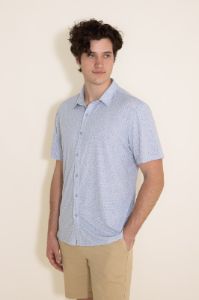 WearFirst Wanderer Waves Shirt for Men in Blue | K017A-WAVES sold by Glik’s
