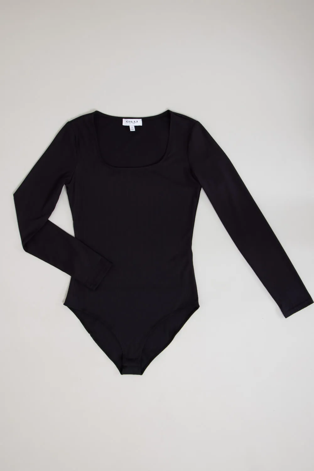 Long Sleeve Bodysuit for Women in Black | UT3067-BLACK sold by Glik’s product image thumbnail 3