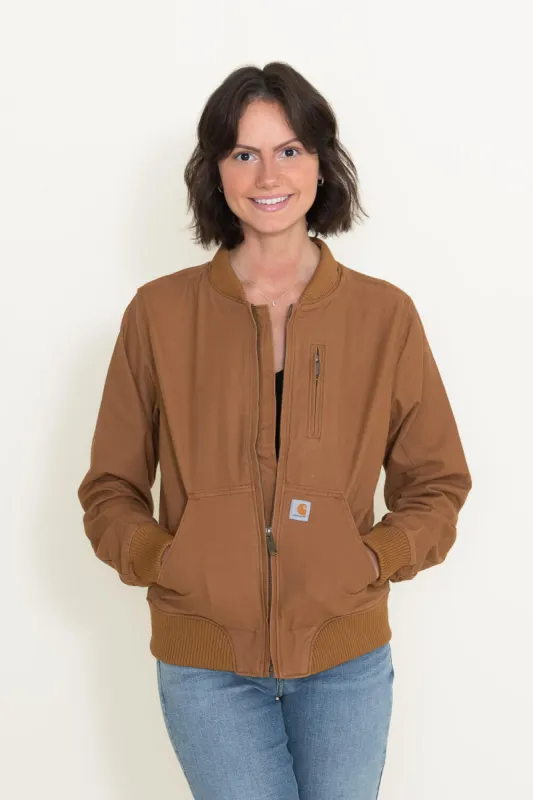Carhartt Rugged Flex Relaxed Fit Canvas Jacket for Women in Brown | 102524-211 sold by Glik’s