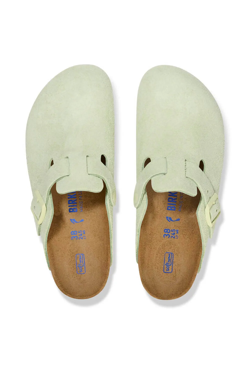 Birkenstock Boston Soft Footbed Clogs for Women in Faded Lime | 1027678 sold by Glik’s product image thumbnail 4