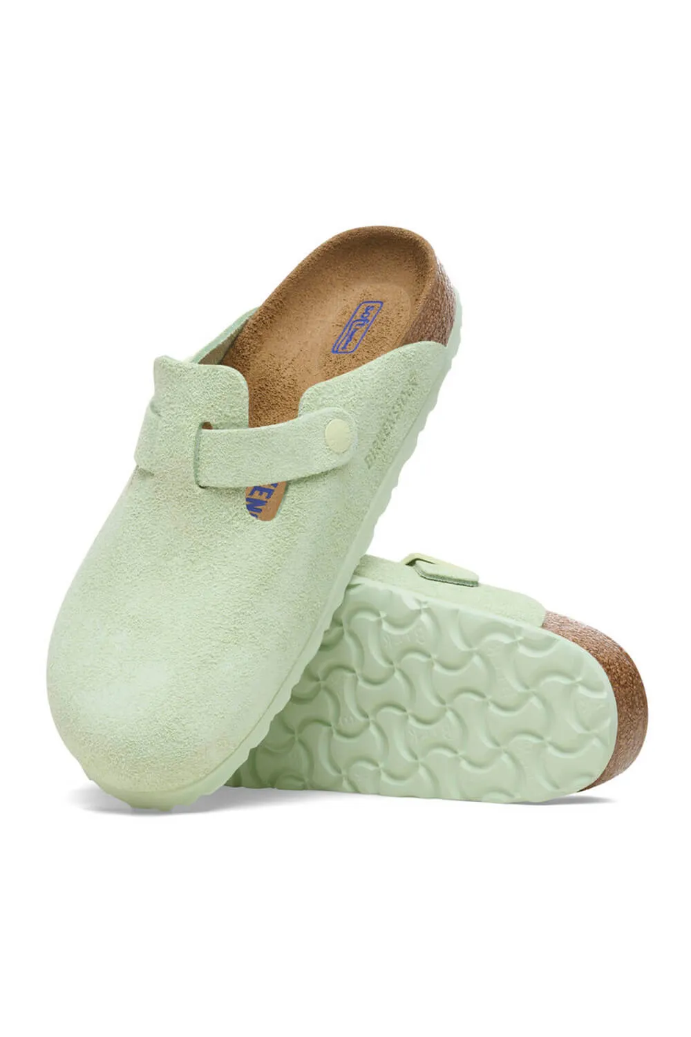Birkenstock Boston Soft Footbed Clogs for Women in Faded Lime | 1027678 sold by Glik’s product image thumbnail 3