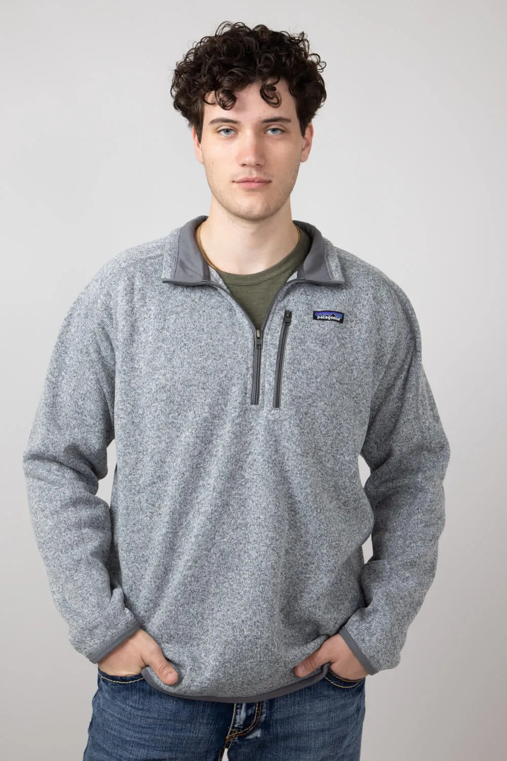 Patagonia Men’s Better Sweater Quarter Zip in Grey | 25523-STH sold by Glik’s product image thumbnail 2