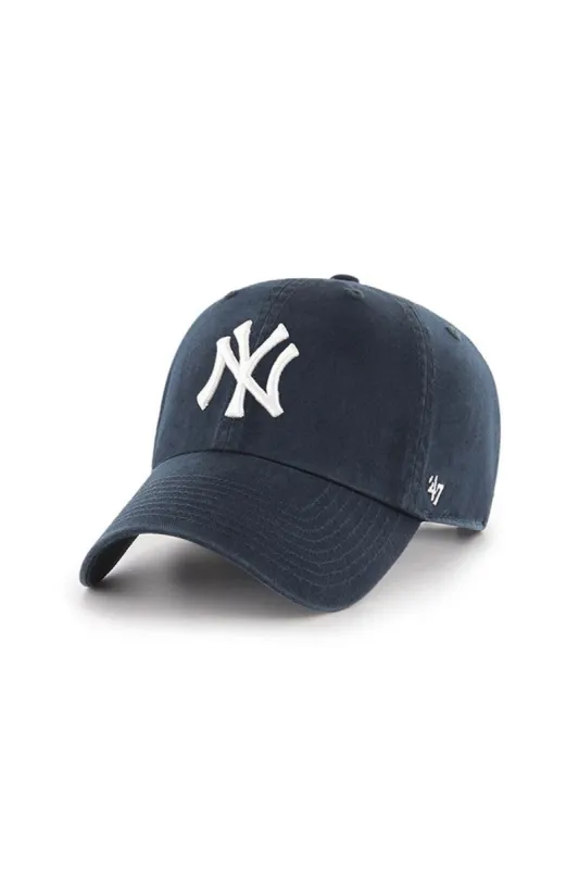 '47 New York Yankees Clean Up Hat in Blue | B-RGW17GWS-NY sold by Glik’s