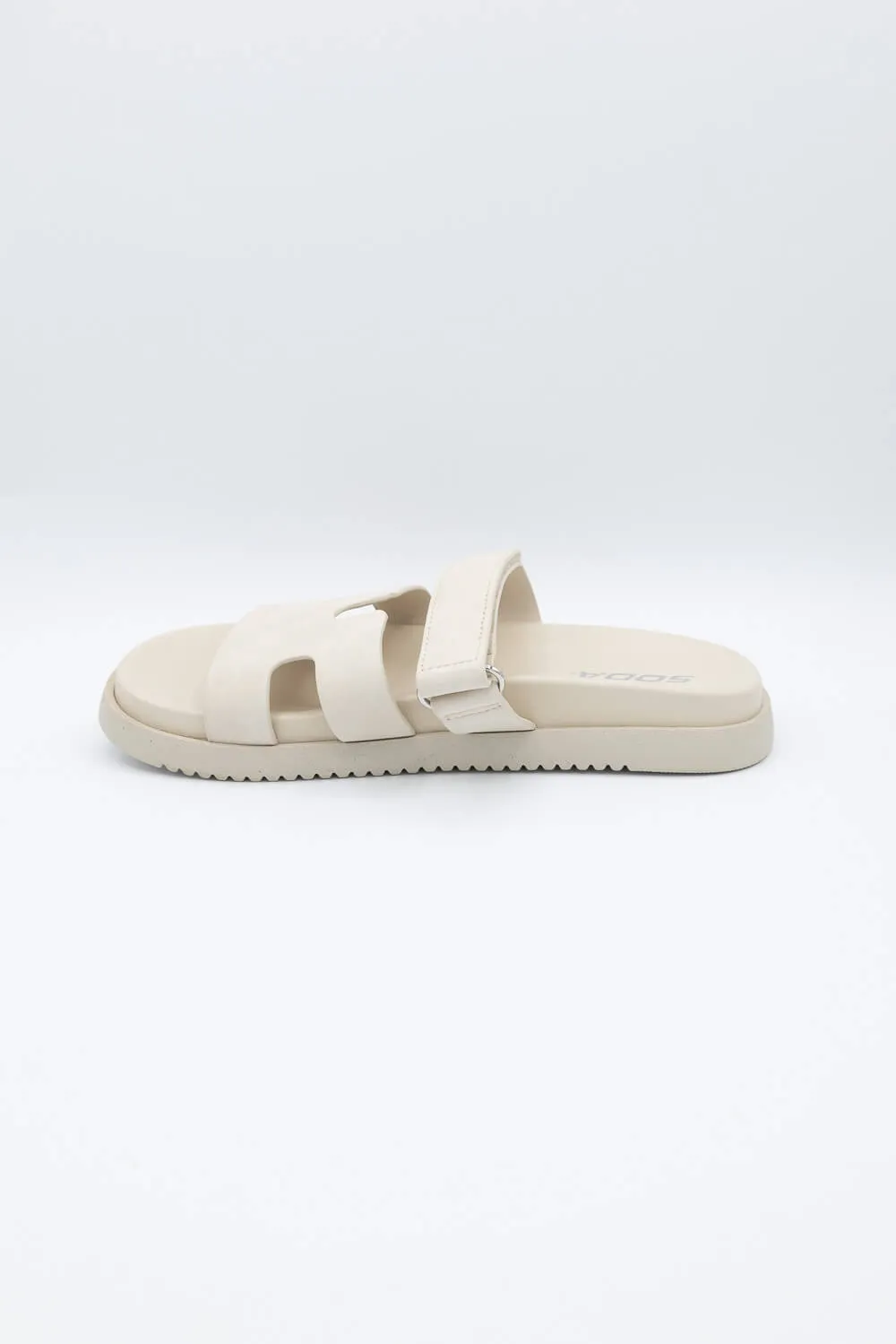 Soda Bianca Slide Sandals for Women in Bone | BIANCA-S BONE sold by Glik’s product image thumbnail 5