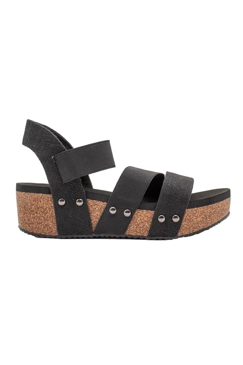 Volatile Picnic Platform Wedges for Women in Black | PV1008-BLACK sold by Glik’s product image thumbnail 2