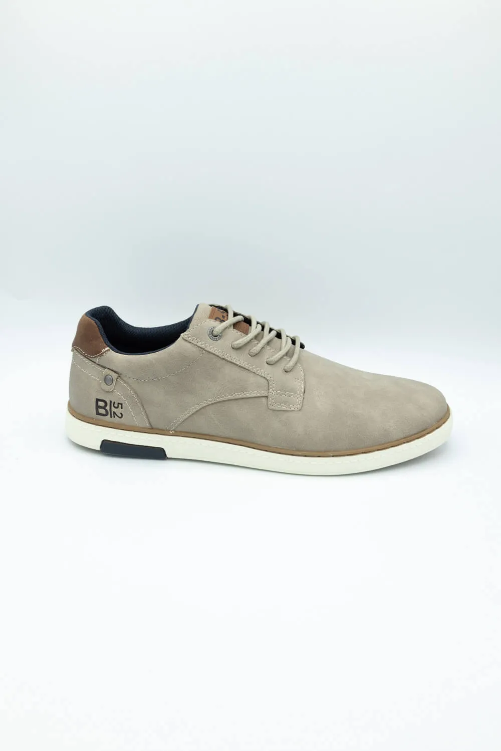 B52 by Bullboxer Lace Up Slip On Shoes for Men in Puddy Grey | 940-A2-8036A-PUDDY sold by Glik’s product image thumbnail 2