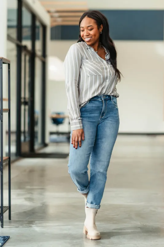 Judy Blue High Rise Slim Jeans for Women | 82590-MD sold by Glik’s