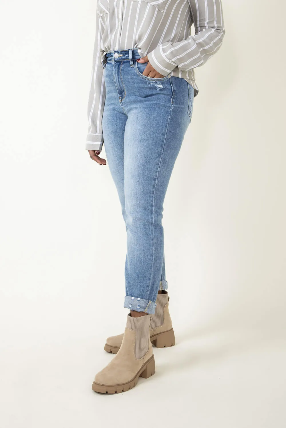 Judy Blue High Rise Slim Jeans for Women | 82590-MD sold by Glik’s product image thumbnail 4