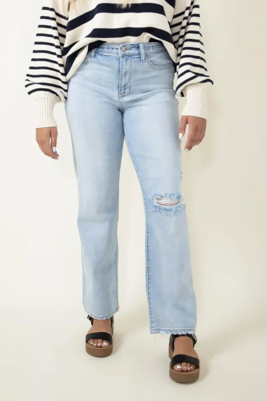 Judy Blue High Rise 90's Straight Jeans for Women | 82600REG made by Glik’s