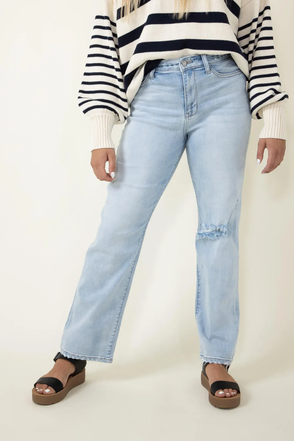 Judy Blue High Rise 90's Straight Jeans for Women | 82600REG sold by Glik’s product image thumbnail 4