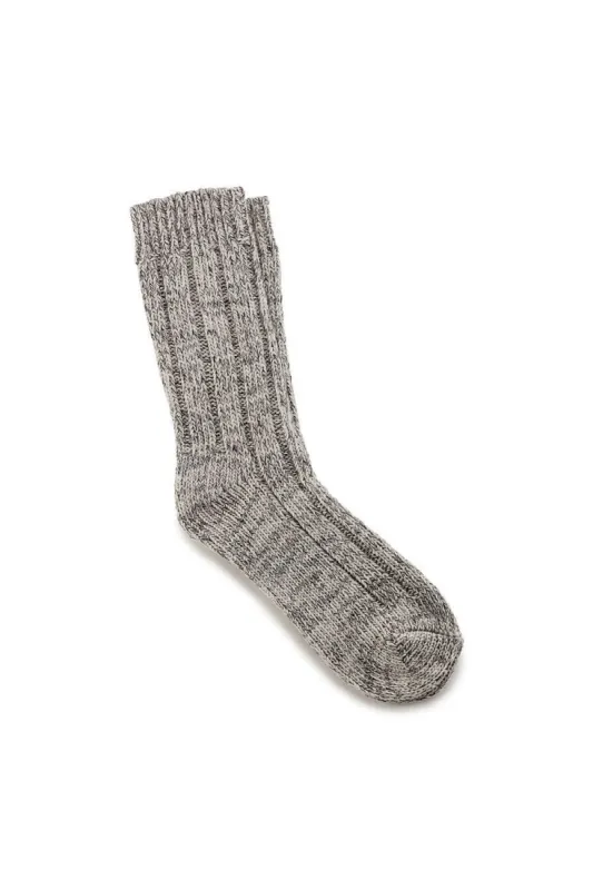 Birkenstock Cotton Twist Crew Socks for Men in Grey | 1002548 sold by Glik’s