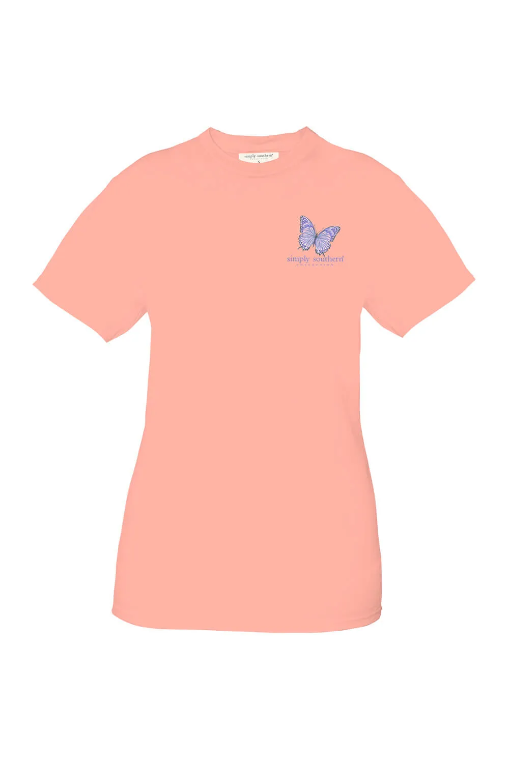 Simply Southern Youth Under His Wings T-Shirt for Girls in Pink | YTH-SS-WING-COCKTAIL sold by Glik’s product image thumbnail 2