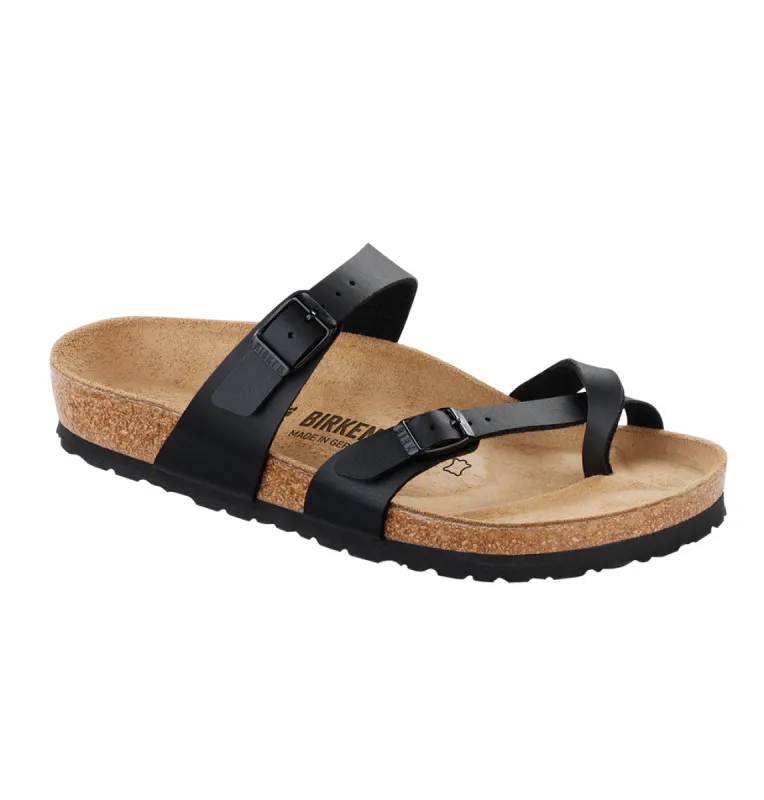 Birkenstock Mayari Birko-Flor Sandals for Women in Black | 71791 sold by Glik’s