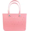 Simply Southern Large Waterproof Tote Bag in Tulip Pink | PP-0122-SIMPLYTOTE-LG-SLD-TULIP sold by Glik’s