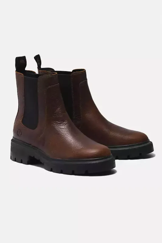 Timberland Cortina Valley Chelsea Booties for Women in Dark Brown | TB0A5WW4931 sold by Glik’s