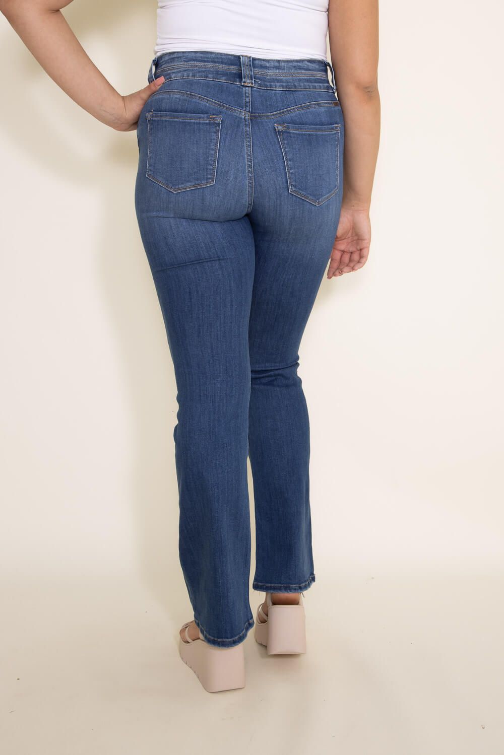 KanCan Matilda High Rise Bootcut Jeans for Women | KC8600M sold by Glik’s product image thumbnail 3