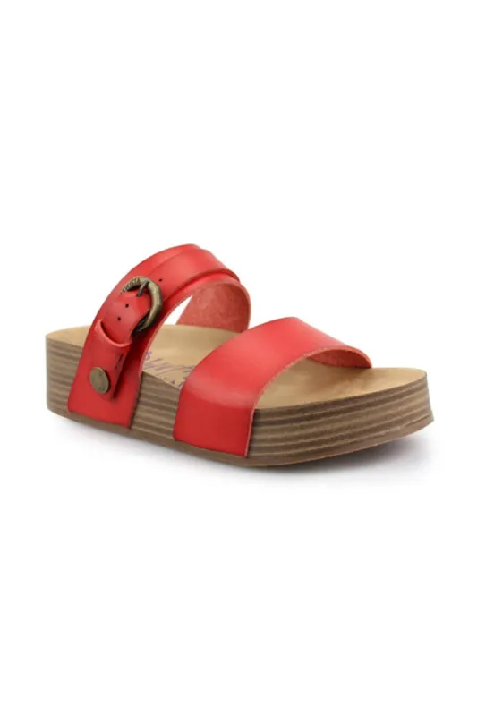 Blowfish Malibu Marge Platform Sandals for Women in Red | BF-7036-675 sold by Glik’s
