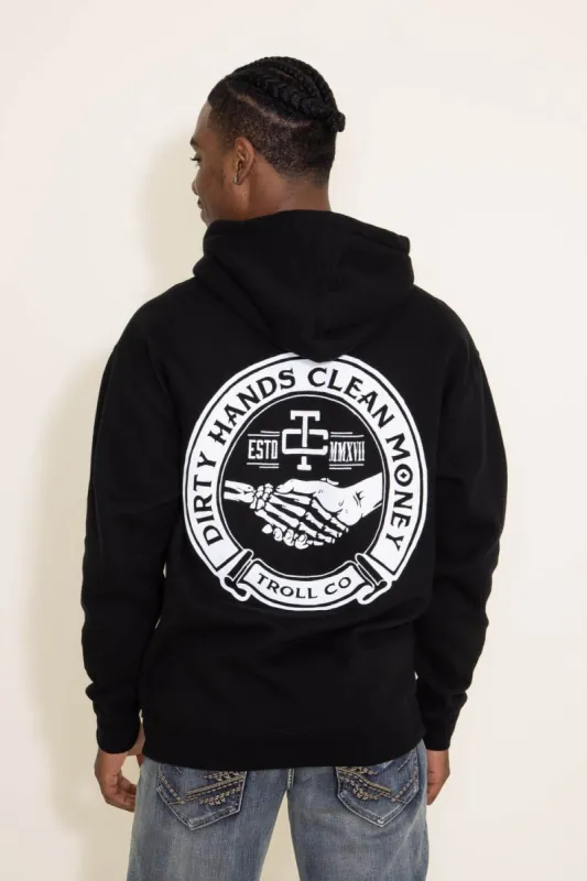 Troll Co. Haggler Hoodie for Men in Black | TC0534-BLK sold by Glik’s