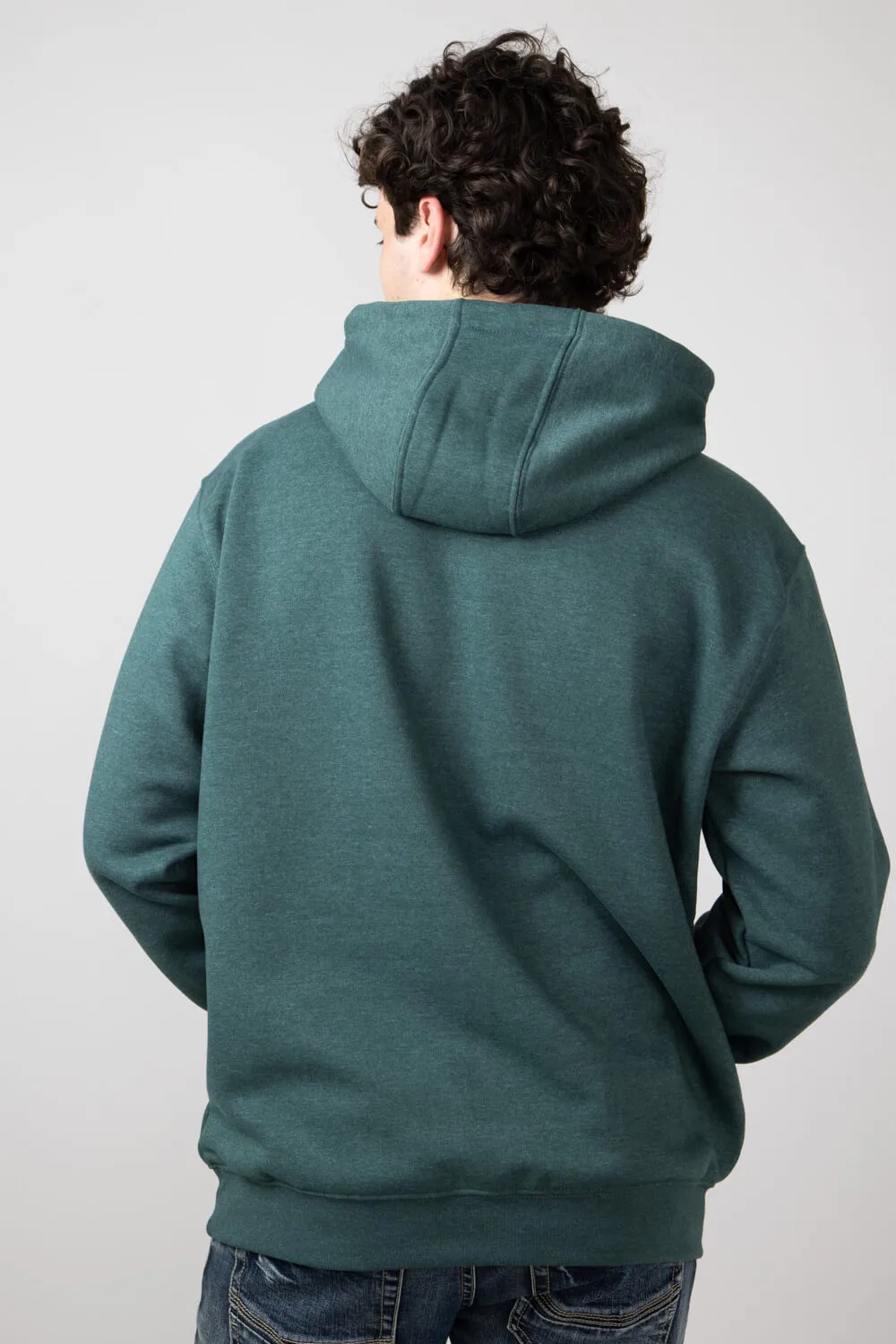 Carhartt Loose Midweight Logo Sleeve Graphic Sweatshirt for Men in Frosted Balsam Heath | K288-GIO-BALSAM sold by Glik’s product image thumbnail 3