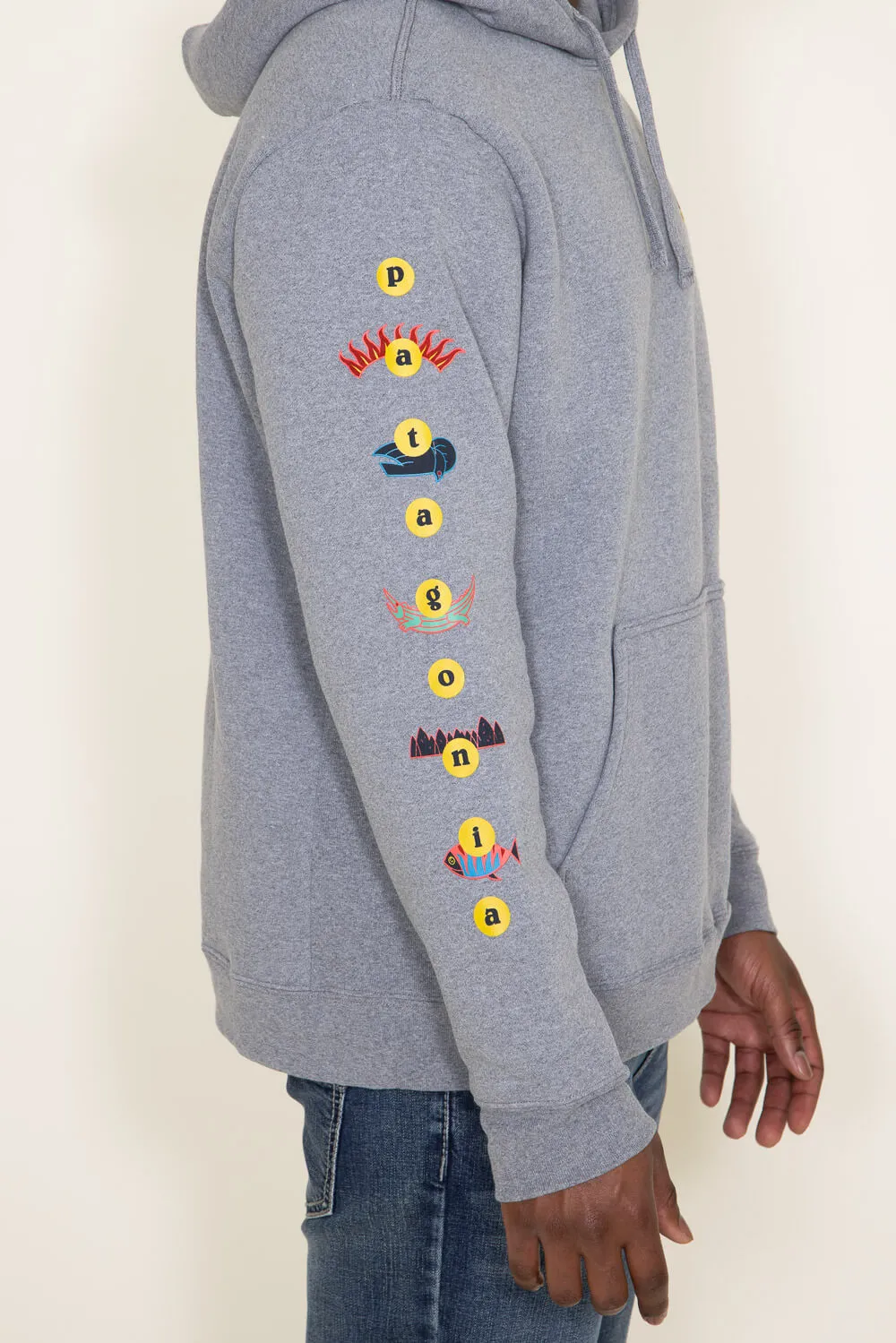 Patagonia Men’s Fitz Roy Wild Uprisal Hoodie in Grey | 39680-GLH sold by Glik’s product image thumbnail 3