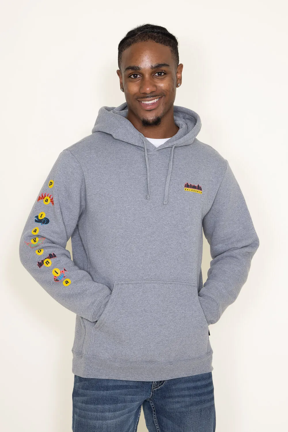 Patagonia Men’s Fitz Roy Wild Uprisal Hoodie in Grey | 39680-GLH sold by Glik’s product image thumbnail 4