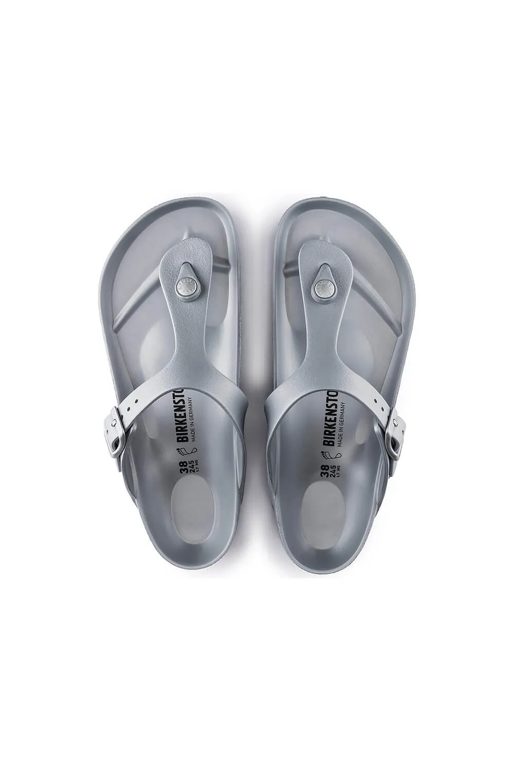 Birkenstock Gizeh EVA Sandals for Women in Metallic Silver | 1003496 sold by Glik’s product image thumbnail 2