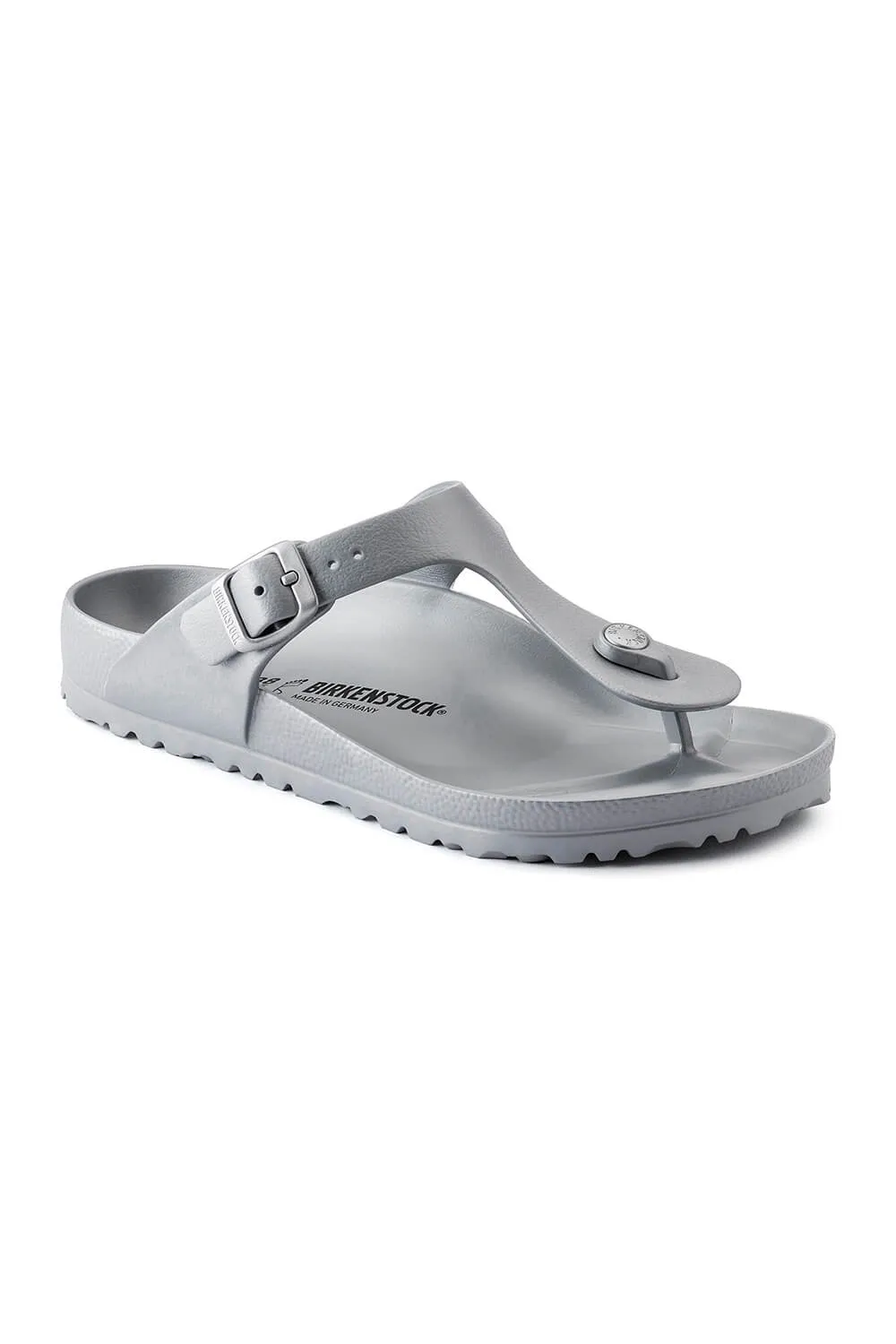 Birkenstock Gizeh EVA Sandals for Women in Metallic Silver | 1003496 sold by Glik’s