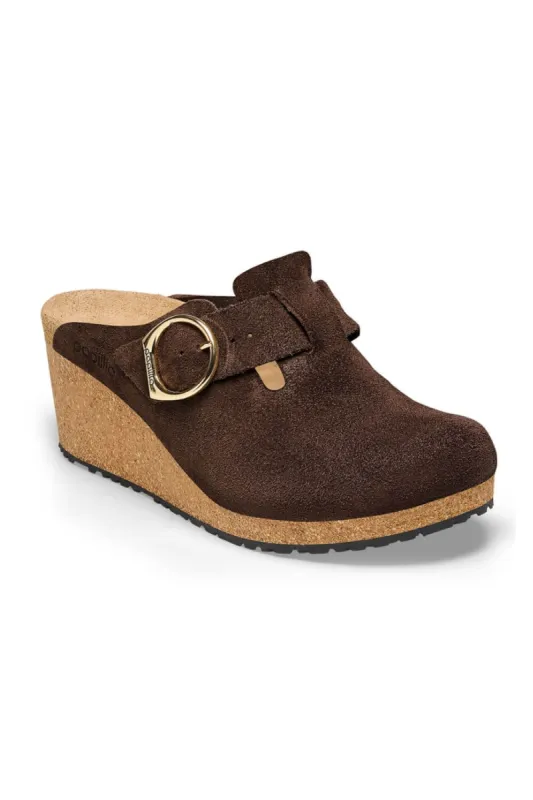 Papillio by Birkenstock Fanny Wedges for Women in Roast | 1025331 sold by Glik’s