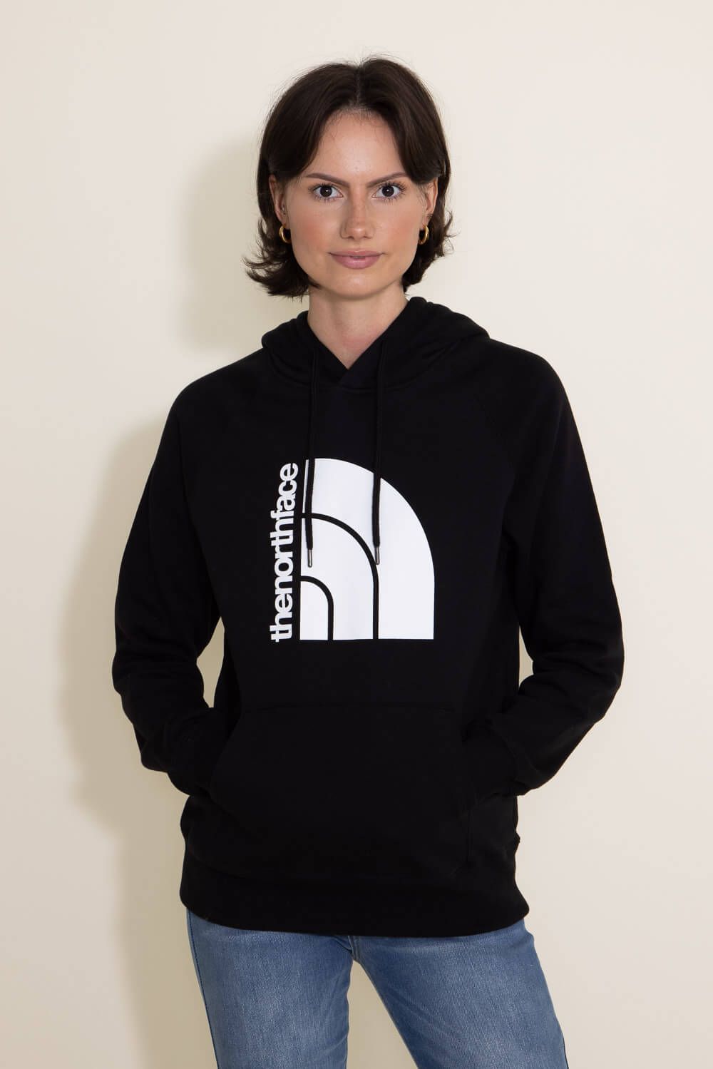 The North Face Jumbo Half Dome Hoodie for Women in Black | NF0A81U7-KY4 sold by Glik’s