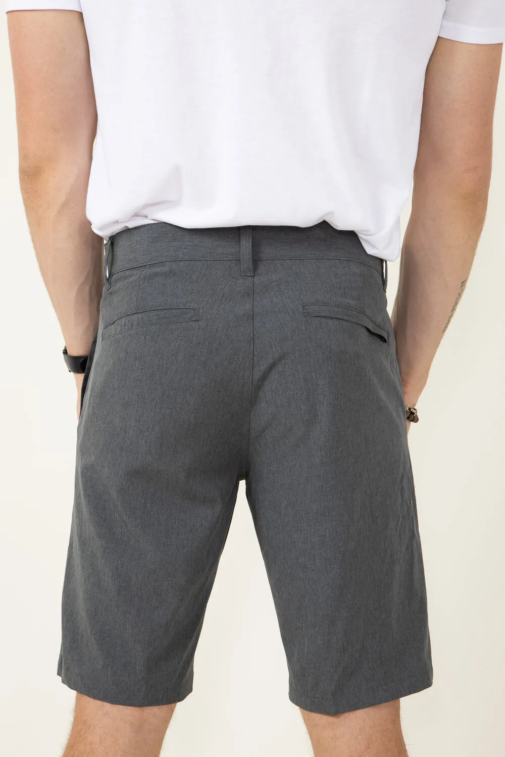 1897 Original Horizon Hybrid Shorts for Men in Grey | XM9821-GL-HCHAR sold by Glik’s product image thumbnail 3