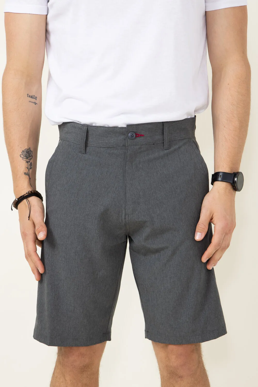 1897 Original Horizon Hybrid Shorts for Men in Grey | XM9821-GL-HCHAR sold by Glik’s product image thumbnail 4