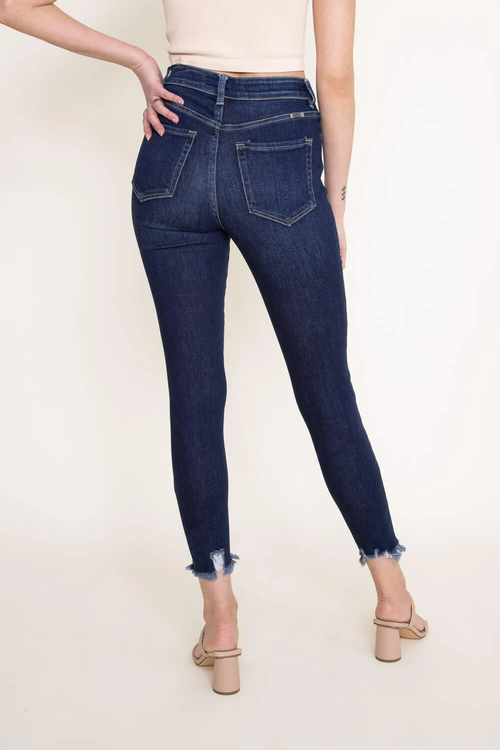KanCan High Rise Ankle Skinny Jeans for Women | KC11256D sold by Glik’s product image thumbnail 5