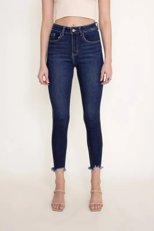 KanCan High Rise Ankle Skinny Jeans for Women | KC11256D sold by Glik’s