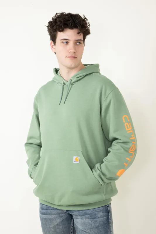 Carhartt Loose Midweight Logo Sleeve Graphic Sweatshirt for Men in Green | K288-GF6-LODENFROST sold by Glik’s