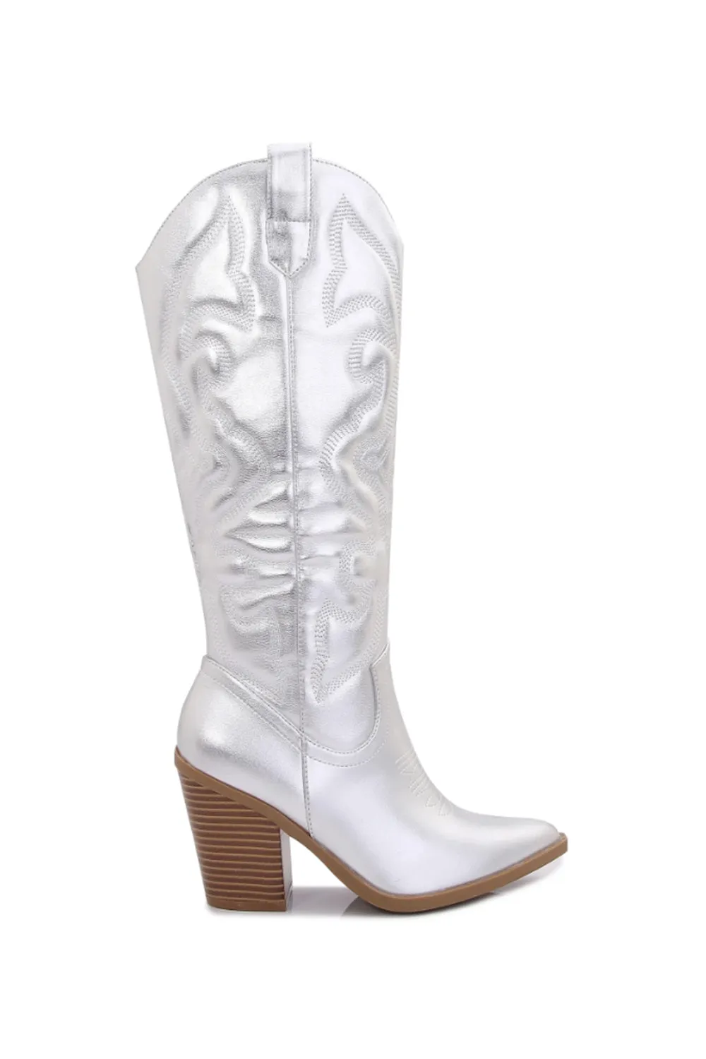 Berness Arizona Western Boots for Women in Silver | ARIZONA-SILVER sold by Glik’s product image thumbnail 2