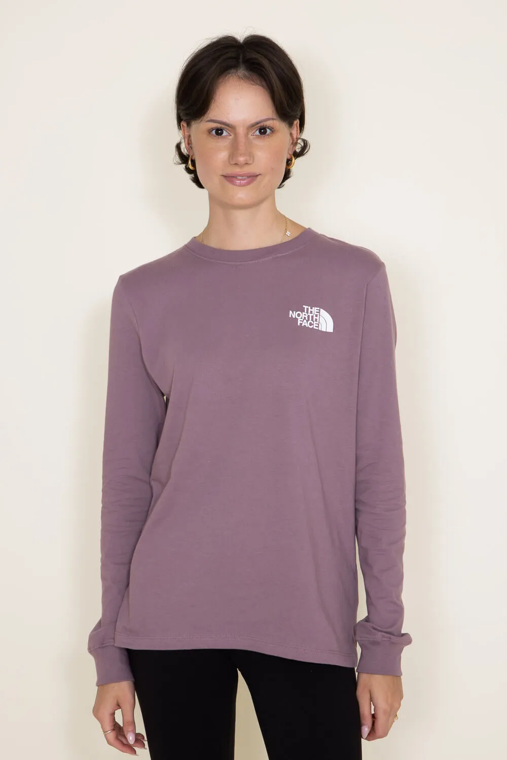 The North Face Box NSE Long Sleeve T-Shirt for Women in Purple | NF0A84GI-I0V sold by Glik’s product image thumbnail 2