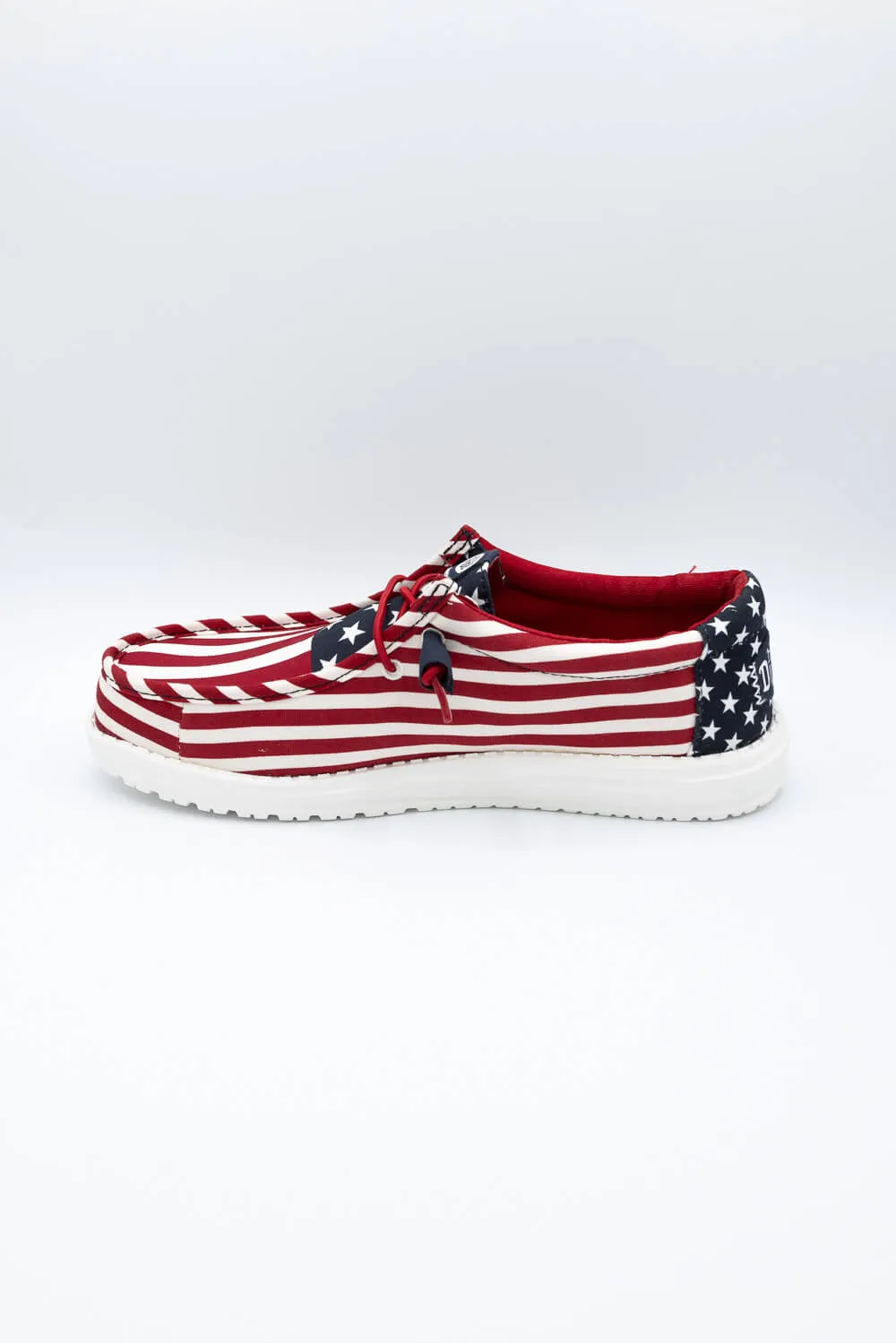 HEYDUDE Men’s Wally Americana Shoes in American Flag | 40687-9CW sold by Glik’s product image thumbnail 4